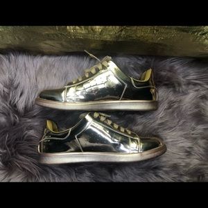 Rose Gold Sneakers Size 8